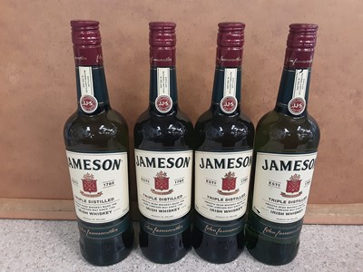 Lot 5 - Four bottles of Jameson triple distilled 70cl Irish whisky