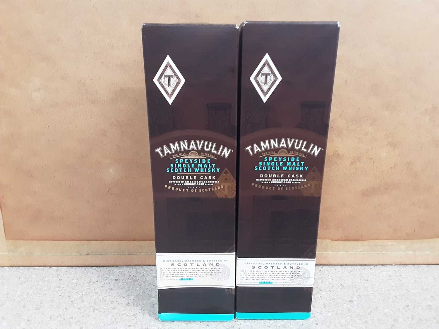 Lot 8 - Two bottles of Tamnavulin Speyside single malt scotch whisky 70cl, in original boxes
