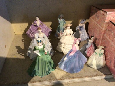 Lot 160 - Collection of Coalport figurines