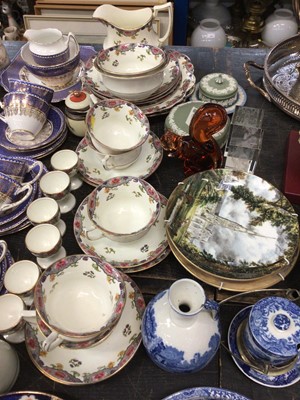 Lot 177 - Minton tea set, Gladstone china tea set, Royal Stafford tea set, Taylor & Kent coffee set, and an Aynsley porcelain breakfast set and other china