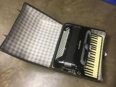 Lot 2201 - Giulietti piano accordion in case