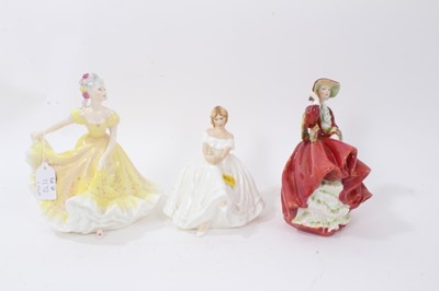 Lot 1172 - Seven Royal Doulton Figures, Wade Cousin Wesley figure (8)