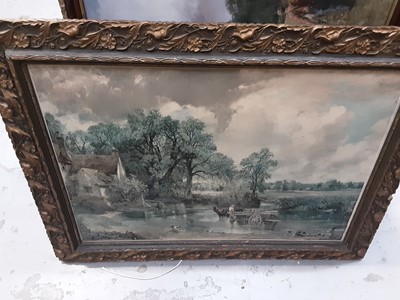Lot 218 - Quantity of decorative oils and other pictures to include landscapes