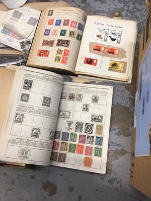 Lot 90 - Group of stamps, postcards and ephemera