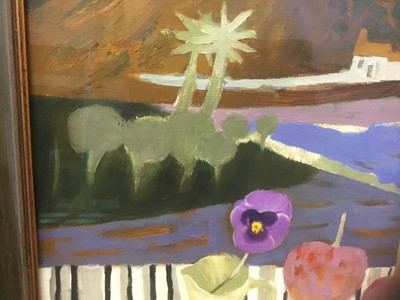 Lot 1060 - *Mary Fedden (1915-2012) oil on canvas - Still Life in Spain, signed and dated 1984, in glazed painted frame