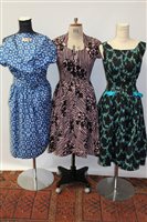 Lot 1491 - Ladies' vintage dress circa 1950s - Horrockses...