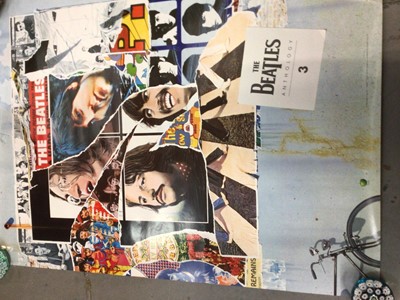 Lot 1648 - Large collection of late 1990's and early 2000's film posters including 1997 The Spice Girls, The Beatles Anthology etc .