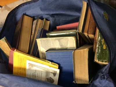 Lot 460 - Three blue bags containing books
