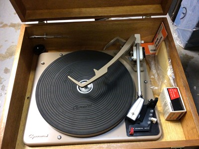 Lot 458 - Garrard vintage record player