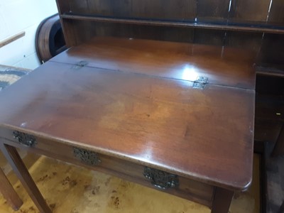 Lot 1151 - 19th century mahogany tea table