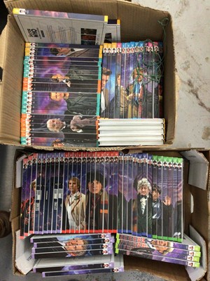 Lot 95 - Two boxes containing a large quantity of Doctor Who The Complete History hardbacks