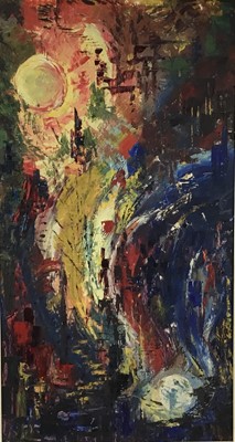 Lot 268 - Wong Chee Woh, oil on board, abstract and another oil landscape (2)