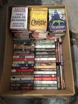 Lot 99 - One large box of Agatha Christie hardbacks