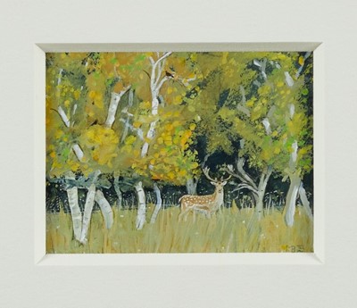 Lot 1125 - Jethro and Michael Buck, acrylic and natural ligaments on paper - 'The Buck Stopped Here' 
Provenance: Crane Kalman