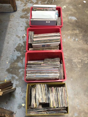 Lot 112 - Large quantity of vinyl records, mainly 7 inch and 12 inch, including Pet Shop Boys, Chemical Brothers, Stonebridge, All About Eve, Madonna, Michael Jackson and KLF (4 boxes)
