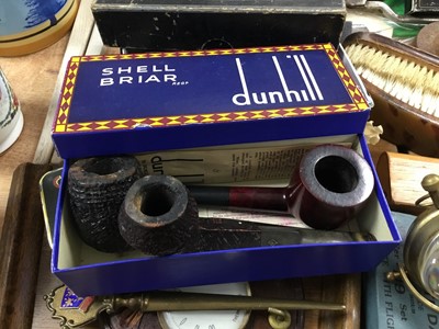 Lot 429 - Old Dunhill pipes,  instruments and sundries