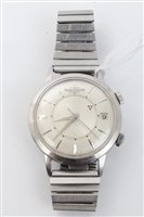 Lot 1625 - Jaeger-LeCoultre Memovox automatic alarm...