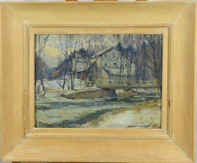 Lot 1295 - Manly MacDonald - oil - Canadian landscape