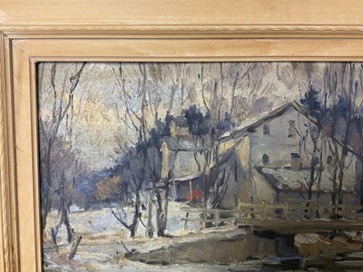 Lot 1295 - Manly MacDonald - oil - Canadian landscape