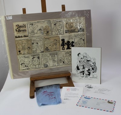 Lot 1057 - Hank Ketcham (1920-2001) pen and ink and wash, Dennis the Menace - Ballet-Hoo, 28 x 40cm