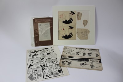 Lot 1059 - Group of vintage original cartoons