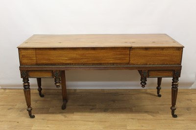 Lot 974 - A Regency square piano, adapted as a side table