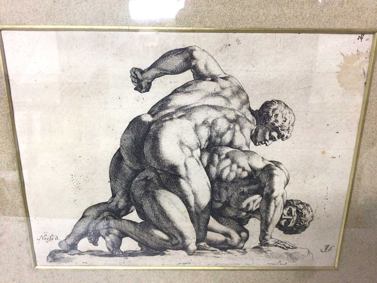 Lot 161 - Antique etching after Neefs