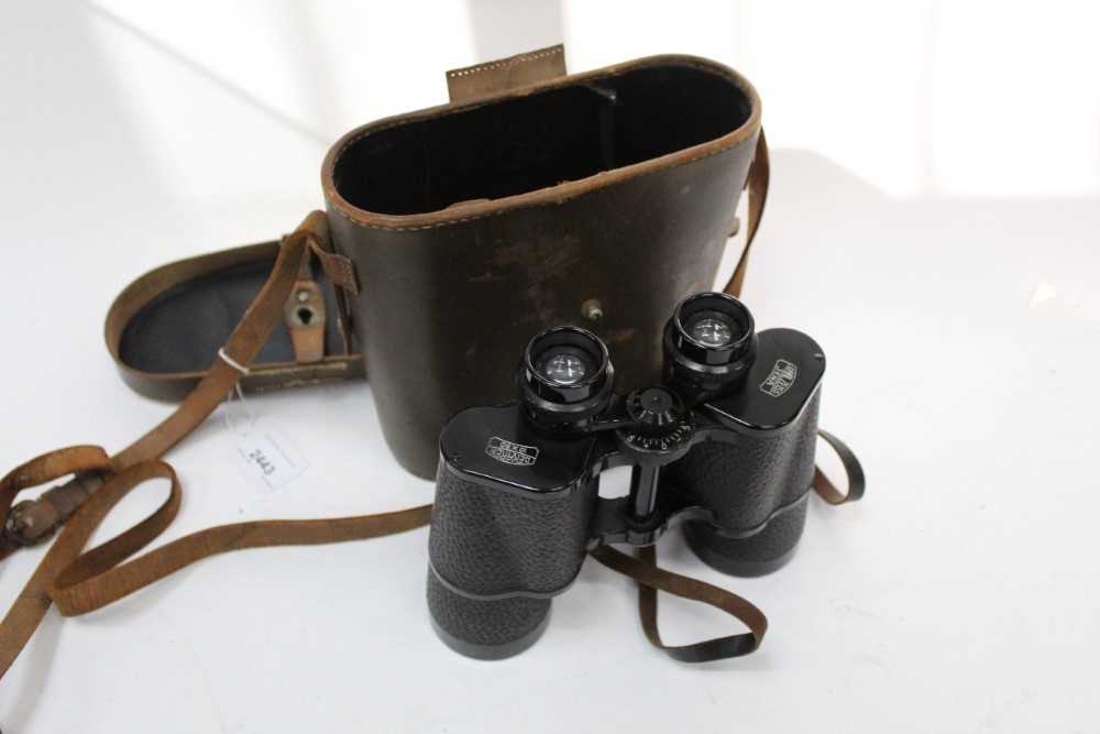 Lot 2443 - Pair of Carl Zeiss binoculars, cased