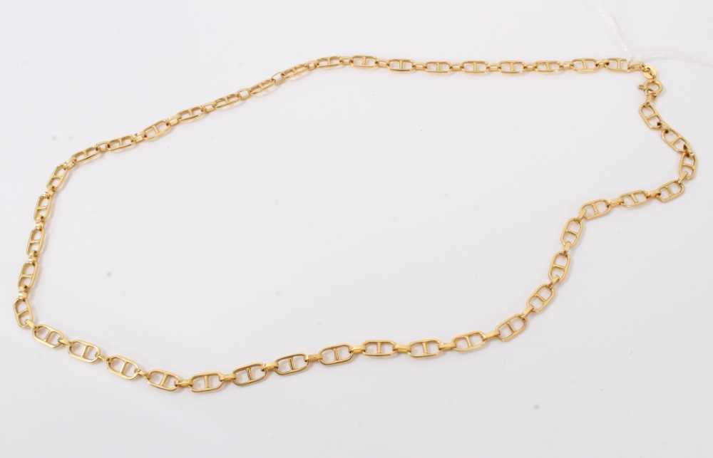Lot 29 - 9ct gold anchor link chain