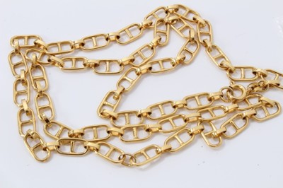 Lot 29 - 9ct gold anchor link chain