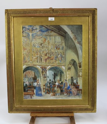 Lot 1267 - Sir William Emerson (1843-1924) pair of watercolours, interiors 
Sir William Emerson FRIBA (3 December 1843 – 26 December 1924) was a British architect, who was President of the Royal Institute of...