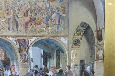 Lot 1267 - Sir William Emerson (1843-1924) pair of watercolours, interiors 
Sir William Emerson FRIBA (3 December 1843 – 26 December 1924) was a British architect, who was President of the Royal Institute of...