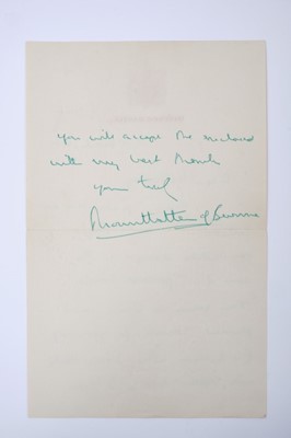 Lot 17 - The Right Honourable Admiral of the Fleet Earl Mountbatton of Burma - handwritten double sided letter dated 2nd March 1955 to Mr William Holloway, The Duke of Edinburgh's Page, written on Windsor...