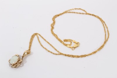 Lot 76 - Group gold and opal jewellery