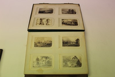 Lot 1557 - Four Victorian albums containing cabinet cards and carte de visite albums