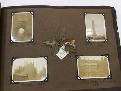 Lot 1562 - Box of various photo albums including 1920’s Cheltenham Ladies College  sports teams, year groups, also views, landmarks, holidays