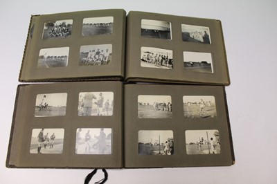 Lot 1558 - Box of photo albums of the British Army in India, Trinidad, etc