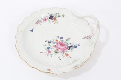 Lot 155 - A Worcester 'Blind Earl' sweetmeat dish, circa 1770