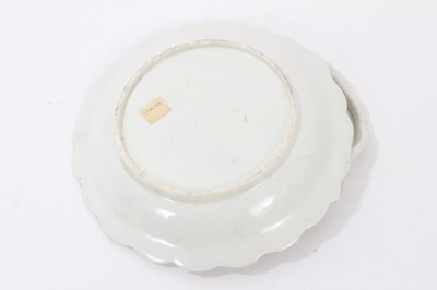 Lot 155 - A Worcester 'Blind Earl' sweetmeat dish, circa 1770