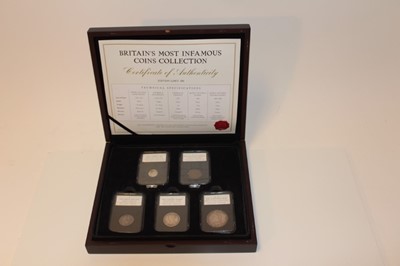 Lot 443 - G.B. - Westminster issued 'Britains Most Infamous Coins Collection'
