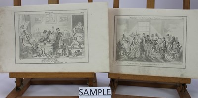 Lot 1113 - George Cruikshank (1792-1878) set of eight plates toThe Sailor's Progress, published McClean 1835