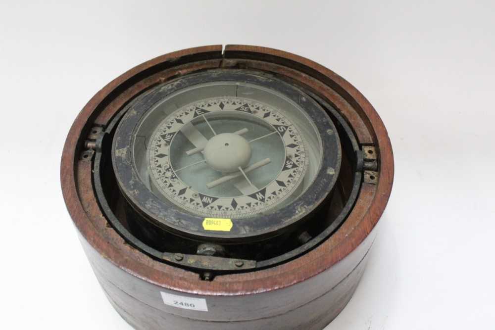 Lot 2480 - Ships binnacle compass