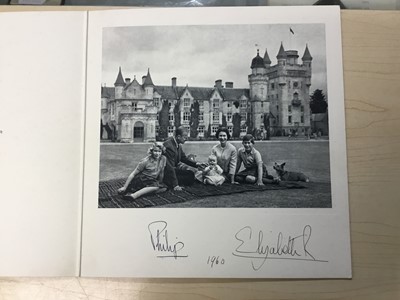 Lot 27 - H.M.Queen Elizabeth II and H.R.H. The Duke of Edinburgh, signed 1960 Christmas card