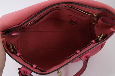 Lot 2151 - Genuine Mulberry pink leather Bayswater handbag with matching purse