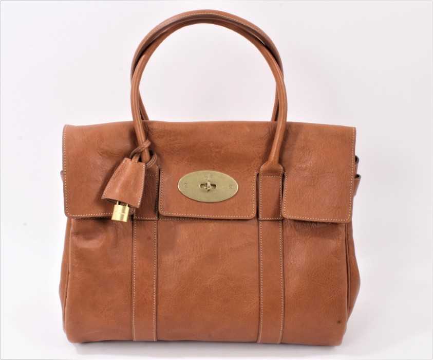 Lot 2152 - Genuine Mulberry tan leather Bayswater handbag