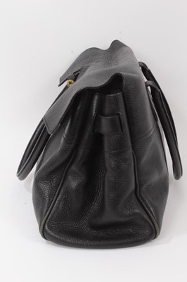 Lot 2153 - Genuine Mulberry black leather Bayswater handbag