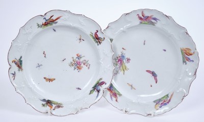 Lot 178 - A pair of Chelsea plates, circa 1755