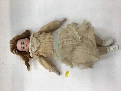 Lot 1750 - Doll Alt Beck & Gotteschalck Bisque Head and Shoulders marked 1234 Germany DCP.