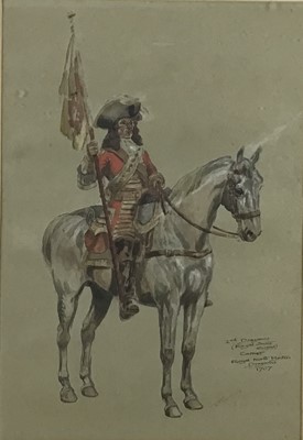 Lot 174 - Early 20th century English School watercolour - 2nd Dragoon’s