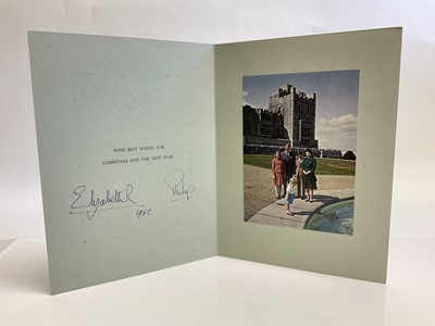 Lot 29 - H.M.Queen Elizabeth II and H.R.H. The Duke of Edinburgh, signed 1962 Christmas card